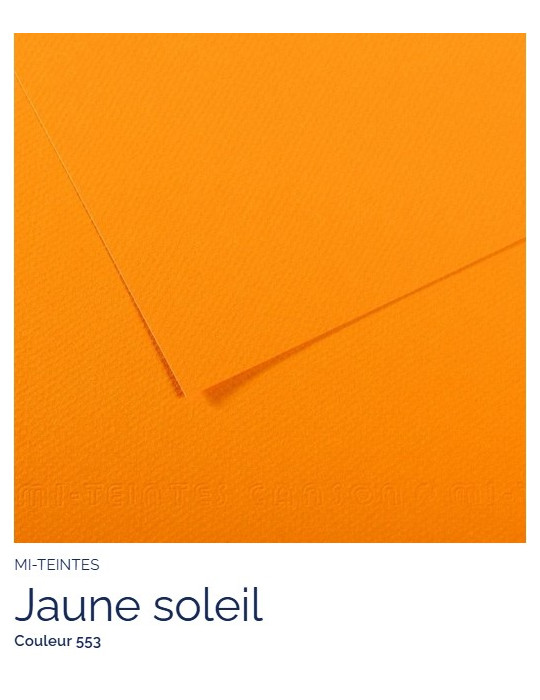 FL   MI-TEINTES®  A4 160G  JAUNE SOLEIL 553