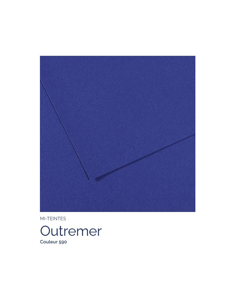 FEUILLE   MI-TEINTES®  A4 160G  OUTREMER   590