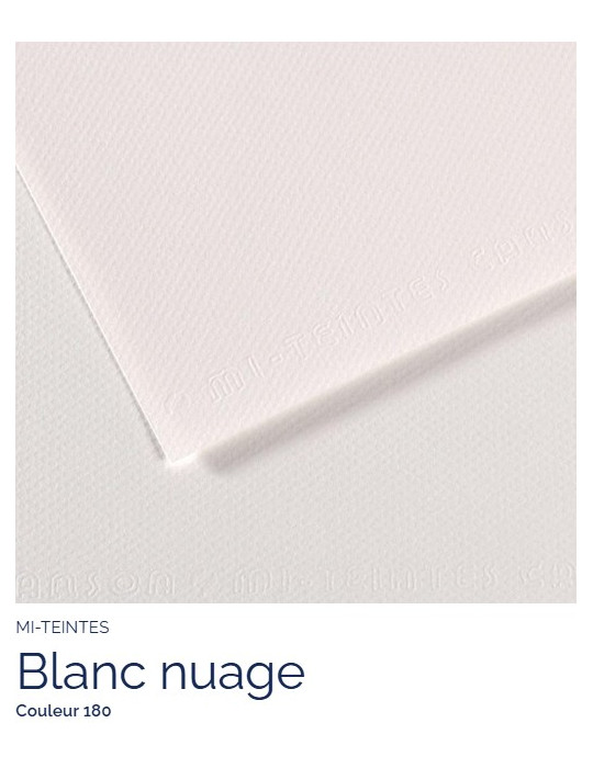 FEUILLE   MI-TEINTES®  A4 160G BLANC NUAGE 180