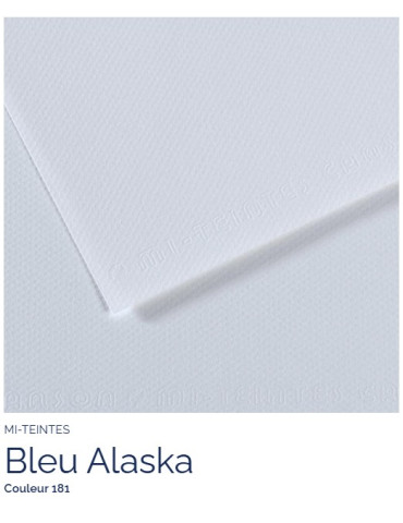FEUILLE   MI-TEINTES®  A4 160G BLEU ALASKA 181