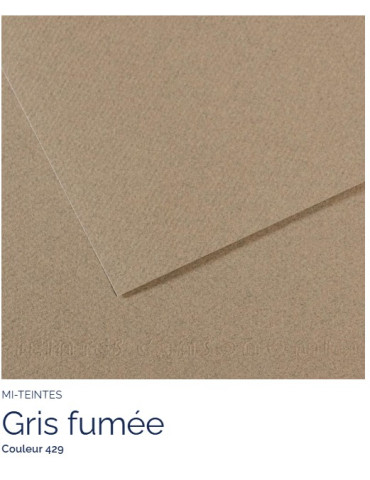 FEUILLE   MI-TEINTES®  A4 160G  GRIS FUMEE  429