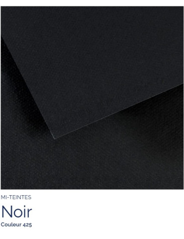 FEUILLE   MI-TEINTES®  A4 160G  NOIR 425