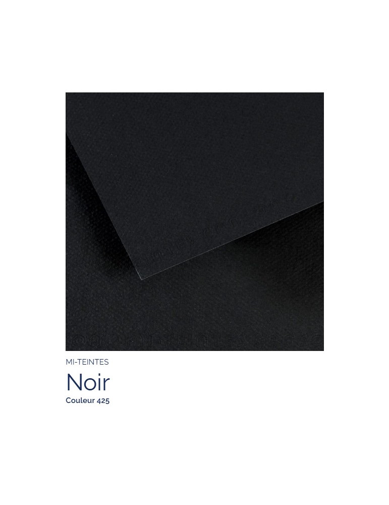 FEUILLE   MI-TEINTES®  A4 160G  NOIR 425