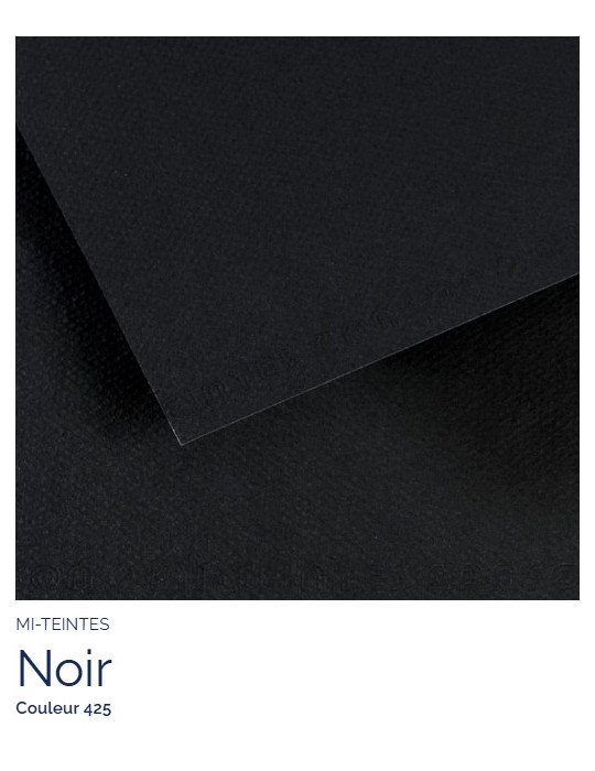 FEUILLE   MI-TEINTES®  A4 160G  NOIR 425