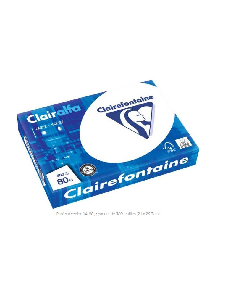 PAPIER A4 BLANC 80G /500