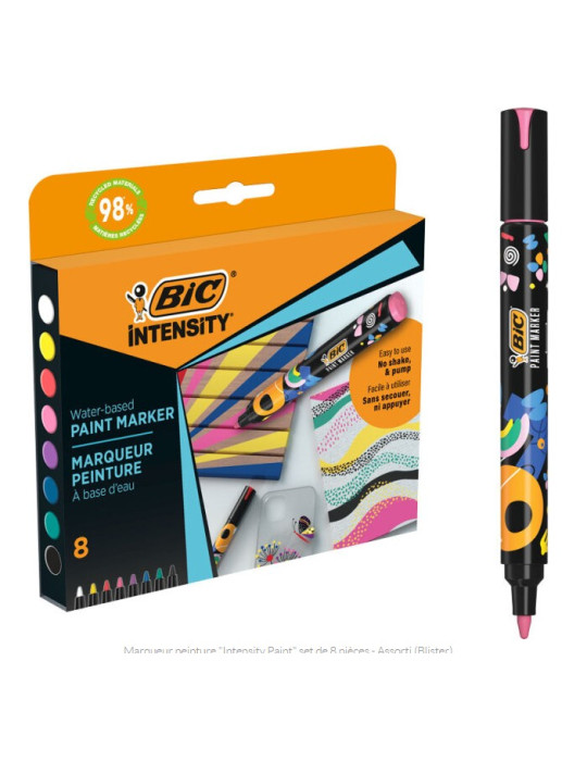 Paint marker box 8 Couleurs vives