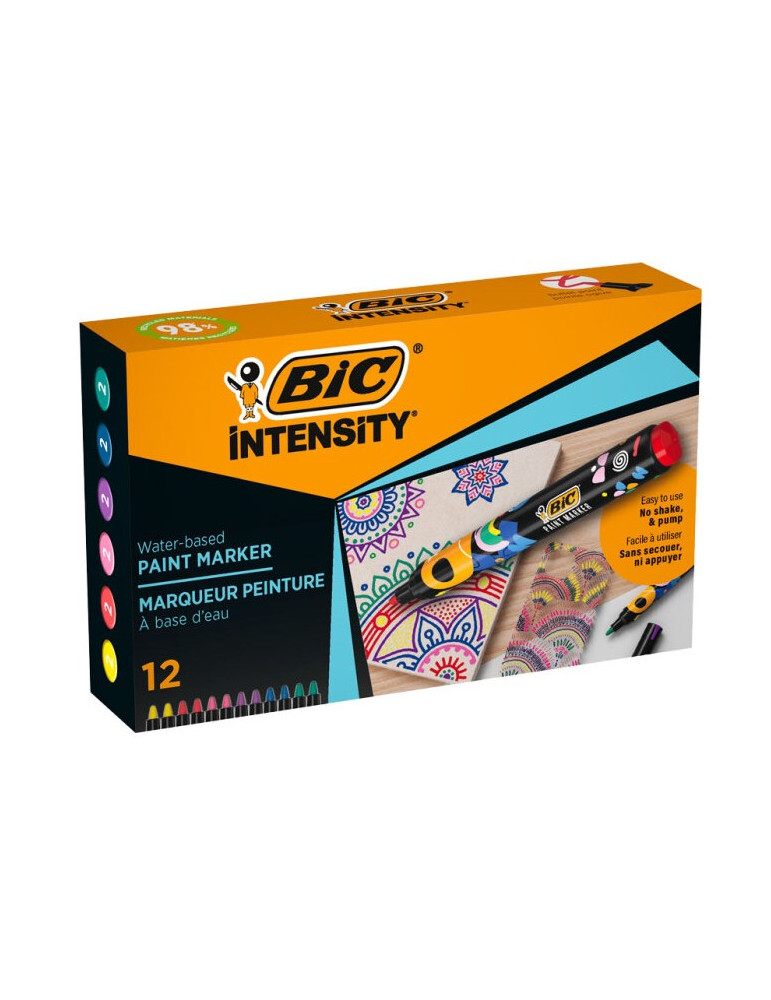 Paint marker box 12 ass