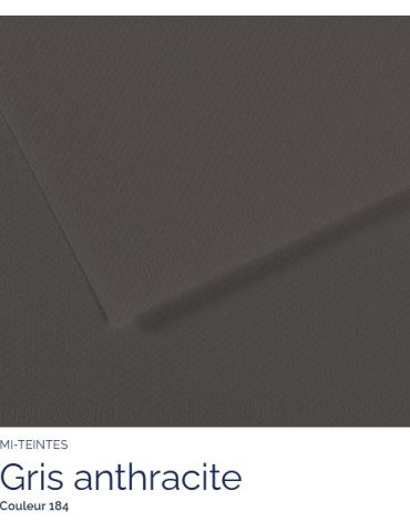 FEUILLE   MI-TEINTES®  A4 160G GRIS ANTHRACITE 184