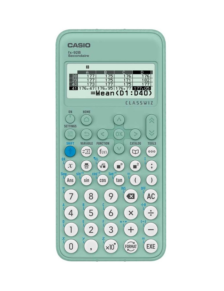 CALCUL FX92 B SECONDAIRE 2025