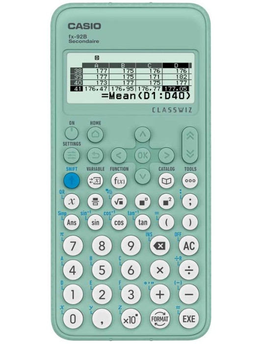CALCUL FX92 B SECONDAIRE 2025