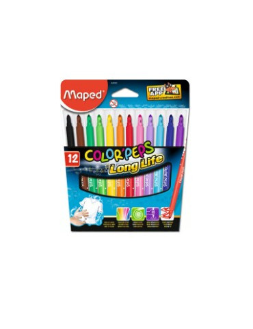 FEUTRES LONG LIFE X12 BTE CARTON