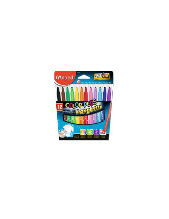 FEUTRES LONG LIFE X12 BTE CARTON
