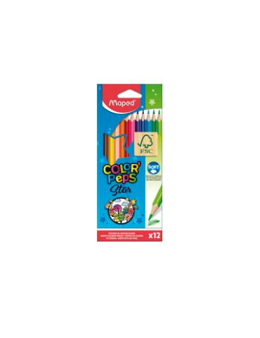 CRAYONS COLOR'PEPS  FSC 100% X12 BTE CARTON