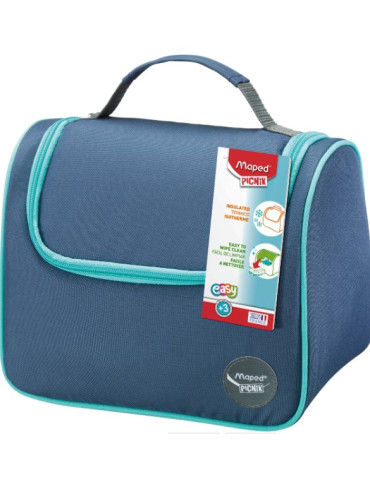 Sac à déjeûner et Goûter - Maped PICNIK ORIGINS Famille, coloris Bleu