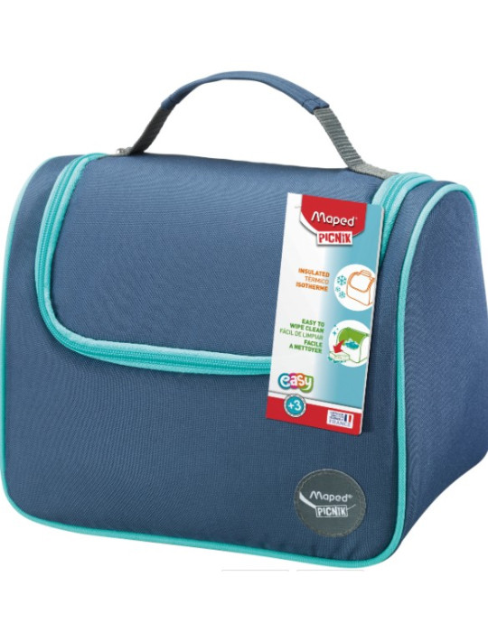 LUNCHTAS - MAPED PICNIK - ORIGINS kind - blauwgroen