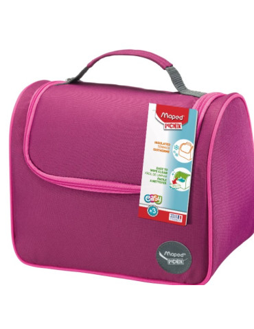Sac à déjeûner et Goûter - Maped PICNIK ORIGINS Famille, coloris Rose