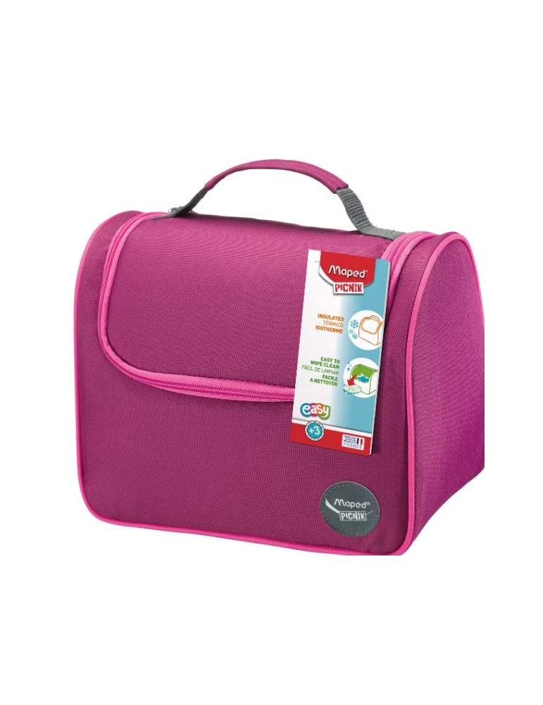 Sac à déjeûner et Goûter - Maped PICNIK ORIGINS Famille, coloris Rose