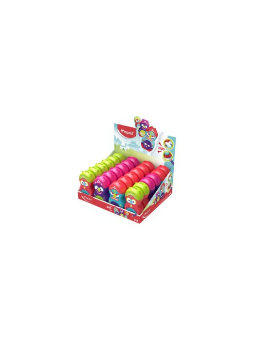 TC-GOMME LOOPY "TOTEM" 1 TROU, coloris assortis, en Display