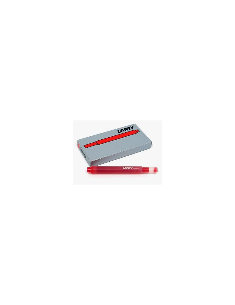 Cartouche d'encre LAMY T10 rouge pour stylo plume