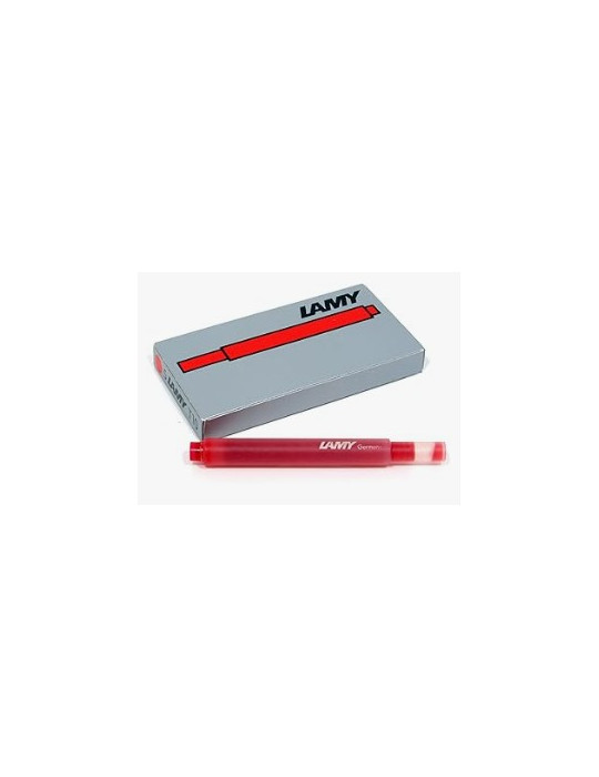 Cartouche d'encre LAMY T10 rouge pour stylo plume