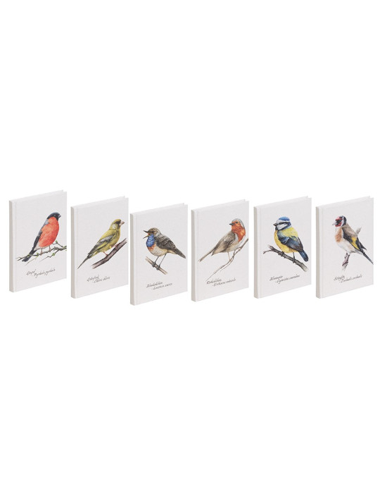 Set 6 Notitieboek A5 Vogels