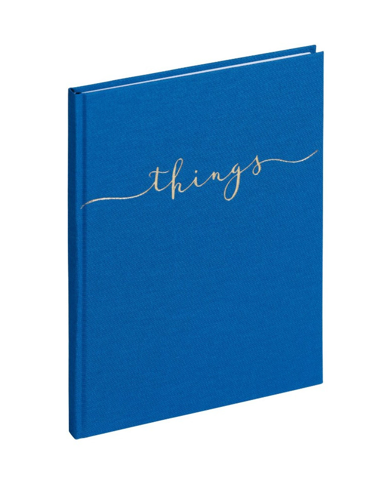 Set 6 Carnet A6 Things bleu