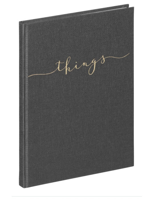 Set 6 Carnet A6 Things gris