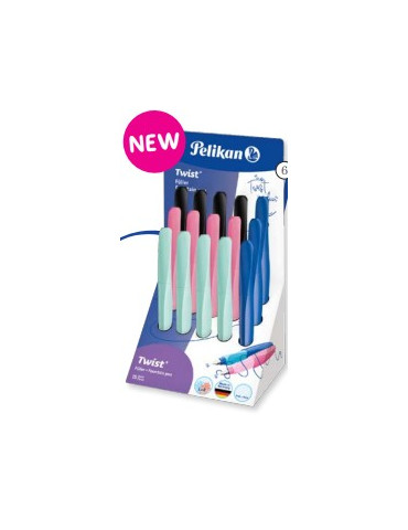PELIKAN présentoir Twist P457D/15 stylos-plume ass. M