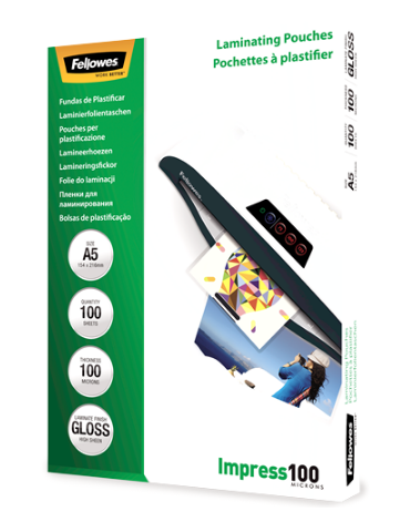 POCHETTES BRILLANTES A5 100MIC