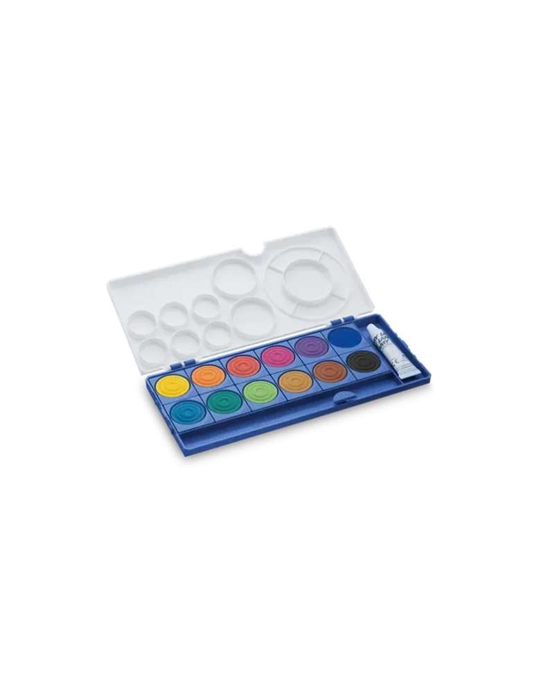 Aquaplus Boite bleue de12 pastilles de peinture LAMY