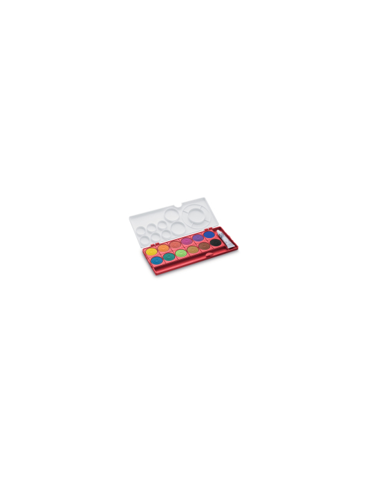 Aquaplus Boite rouge de12 pastilles de peinture LAMY