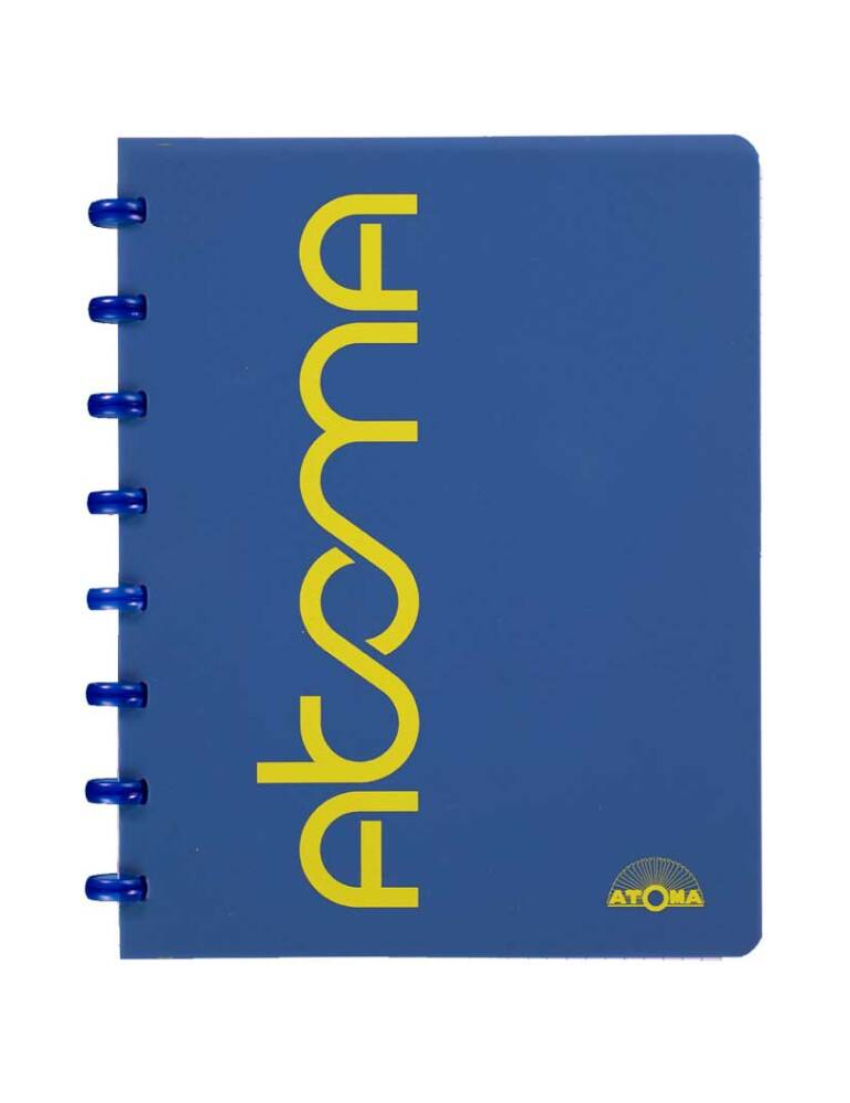 Atoma: Cahier A5 "Sorbet" en PP, quadrillé commercial, 144 pages - Ver