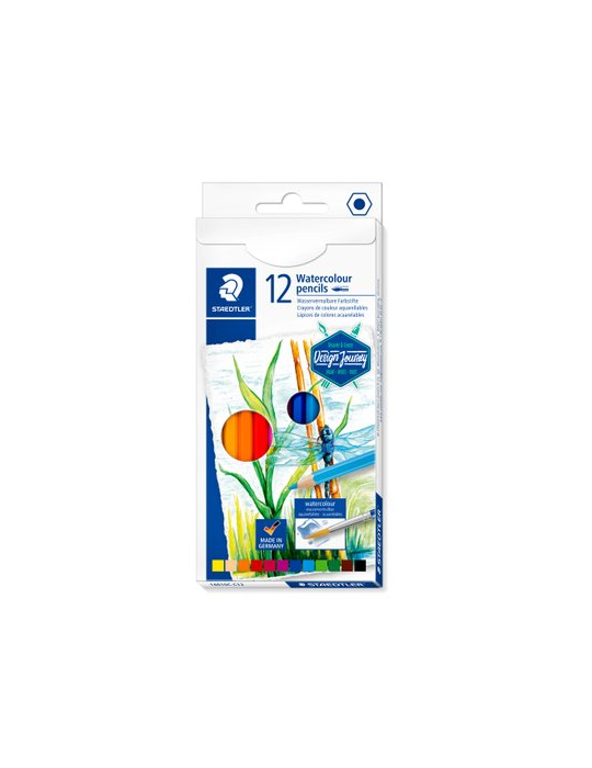 aquarel kleurpotloden - set 12 st DJ