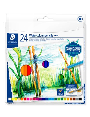 aquarel kleurpotloden - set 24 st DJ
