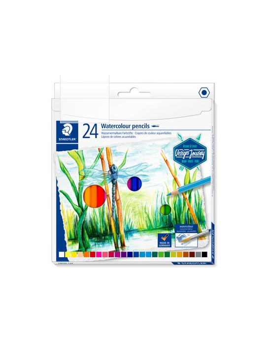 crayons de couleur aquarel. - set 24 pc DJ