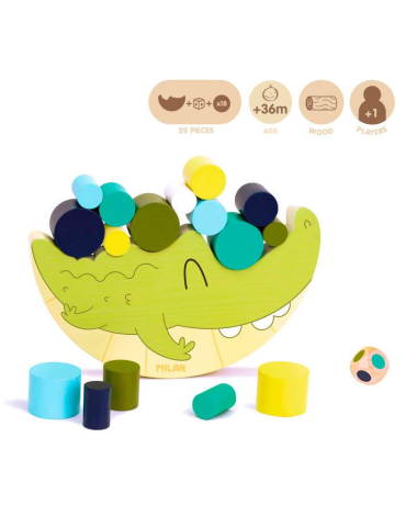 'Coco Balance' stacking blocks, wooden educational toy