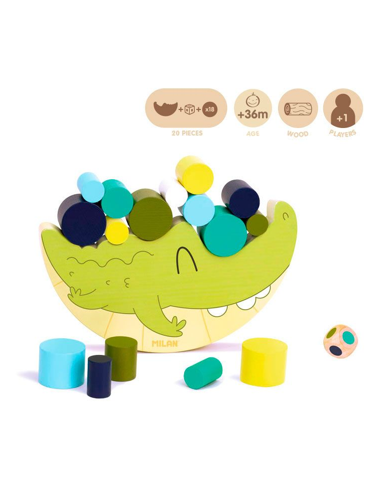 'Coco Balance' stacking blocks, wooden educational toy