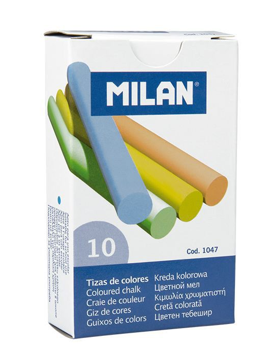Box 10 calcium sulphate coloured chalks