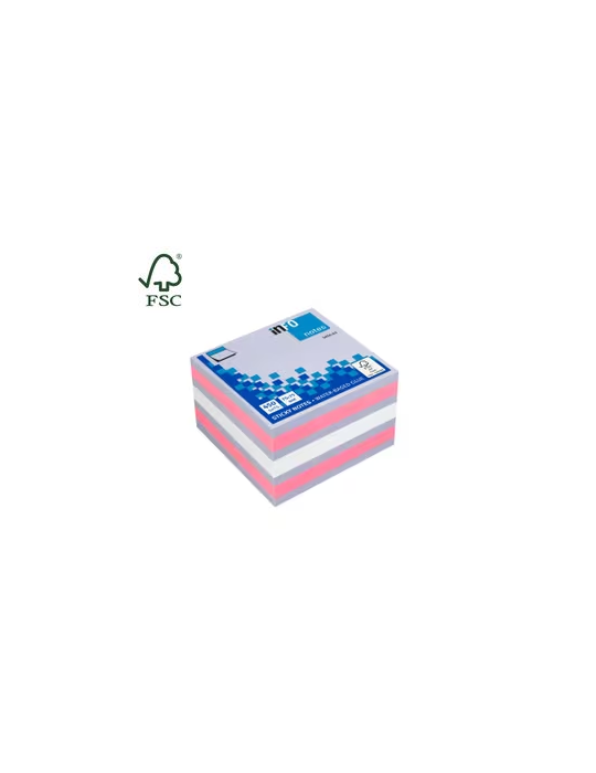 Info Notes 75x75mm assorti blok a 450 vel