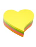 Info shaped sticky notes 68x68 'hart' assorti 200 vel