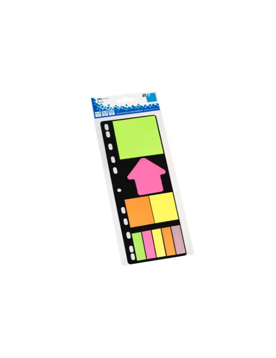Info sticky notes op kaart diverse formaten / kleuren