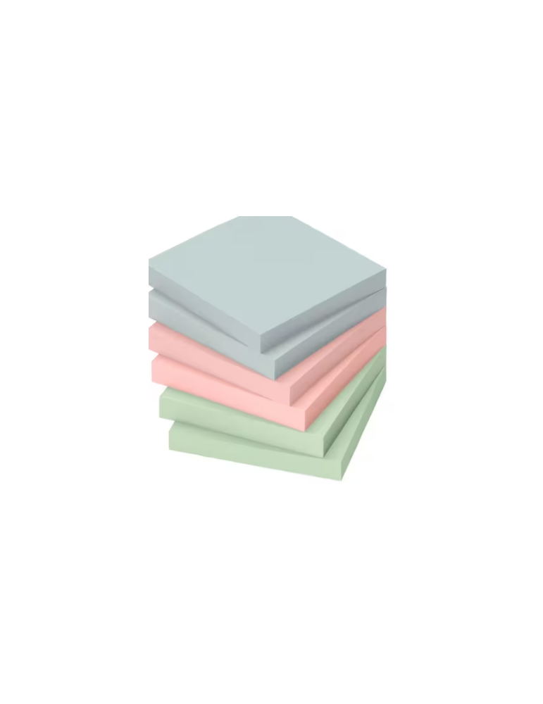 Info Notes 75x75mm assorti pastel pak a 6 blok