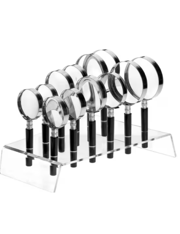 Handloep Westcott in display 12st. Ass.maten zwart/zilver