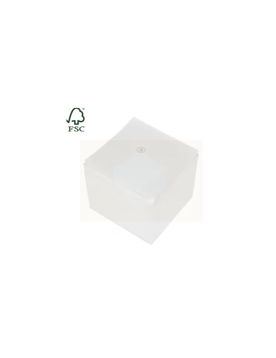 Memokubus inhoud Kangaro 9x9x9cm krimp à 700 vel wit