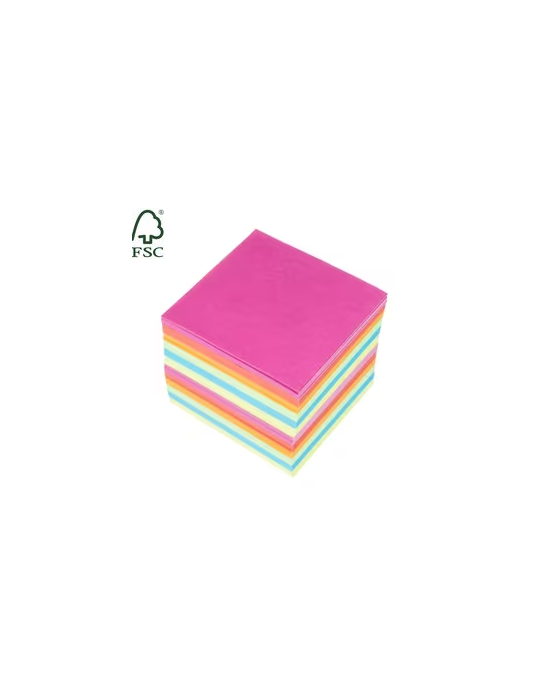 Support pour bloc mémo contenu Kangaro 9x9x9cm couleurs ass. Cello de