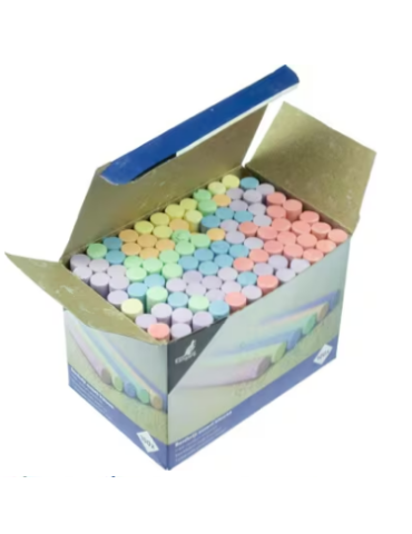 Bordkrijt Kangaro ass.kleuren 100 stuks