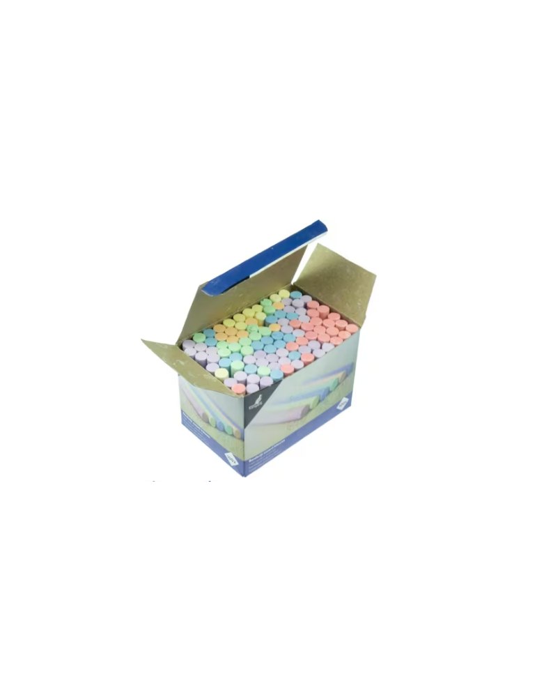 Craie pour tableau Kangaro couleurs ass 100 pces
