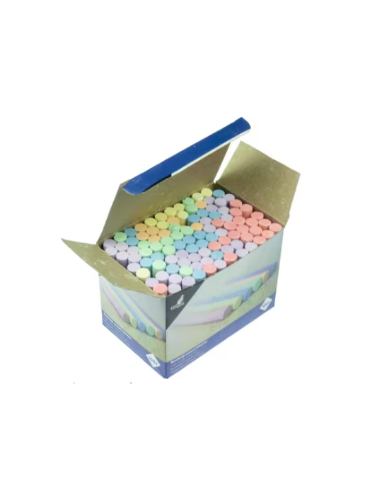 Bordkrijt Kangaro ass.kleuren 100 stuks