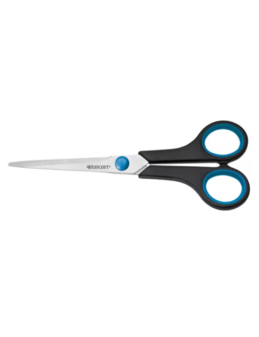 Schaar Westcott 18cm Easy Grip RVS soft grip