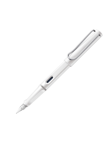Stylo plume LAMY safari blanc brillant plume F